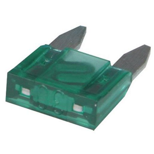 HELLA Mini Blade Fuse 30A Green 10 Pack 8777MINI