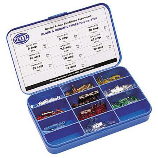 Hella Blade & Ceramic Fuse Assortment 8778