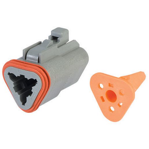Hella Deutsch Dt #16 - 3 Way Plug 15 Pce 9.HM4942