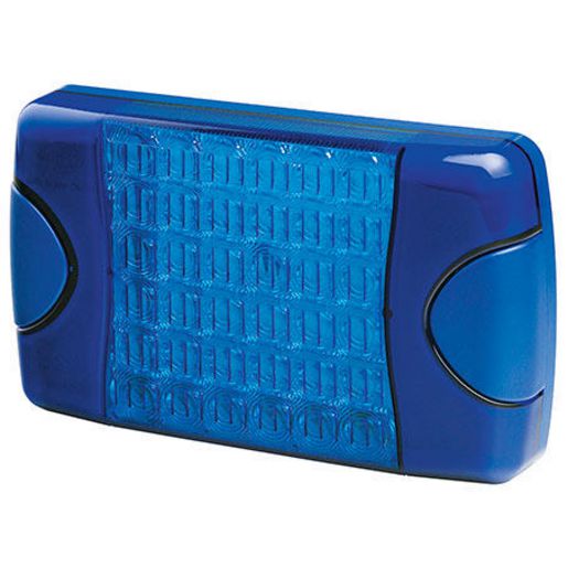 HELLA DuraLED Warning Lamp Multiflash Blue 95903761