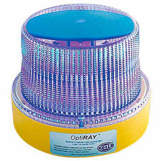 Hella LED Strobe Blue 12 To 30V Permanent Mount HM360BDIR