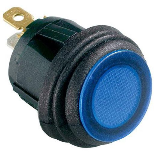 Hella Rocker Switch On/Off Spst 24V Blue Illuminated (Contacts Rated 10A @ 24V) HM4400B