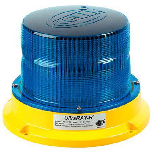 HELLA UltraRAY-R LED Rotating Beacon Blue HM450BDIR
