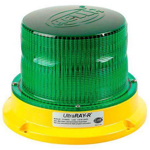 HELLA UltraRAY-R LED Rotating Beacon Green HM450GDIR