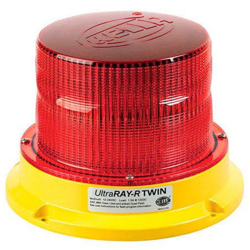 HELLA Led Beacon Red 12 To 30V Permanent Mount HM500RDIR