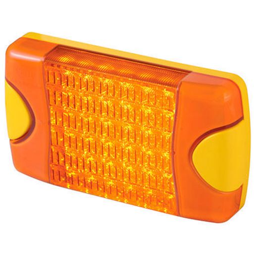 HELLA Led Strobe Amber 9 To 33V Permanent Mount HM95903710D