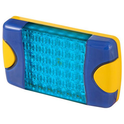 HELLA Led Beacon / Strobe Blue 9 To 33V Permanent Mount HM95903760D