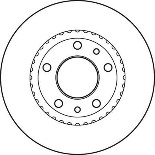 TRW Disc Brake Rotor 274Mm DF4836S