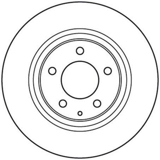TRW Disc Brake Rotor DF4967S