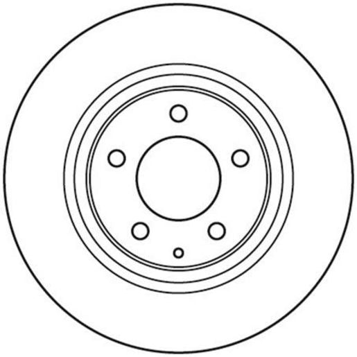 TRW Disc Brake Rotor DF4967S