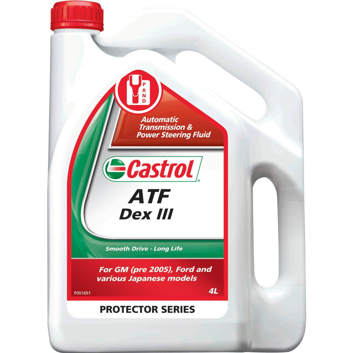 Castrol Automatic Transmission Fluid ATF Dex III 4L 3381101