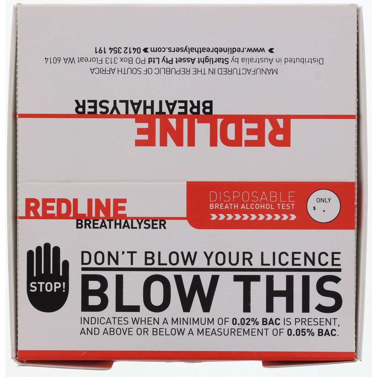 Red Line Disposable Breathalyser L003