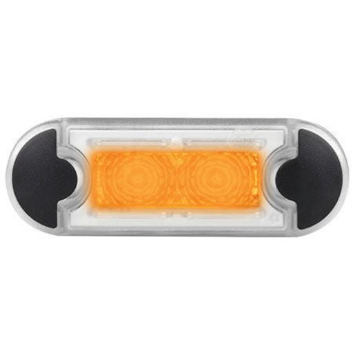 Hella 12/24V LED Front Marker Light Amber 2060