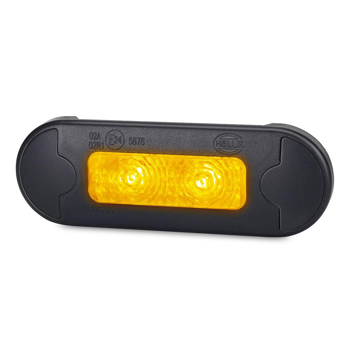 Hella 12/24V LED Front Marker Light Amber 16 Pce 2060BULK