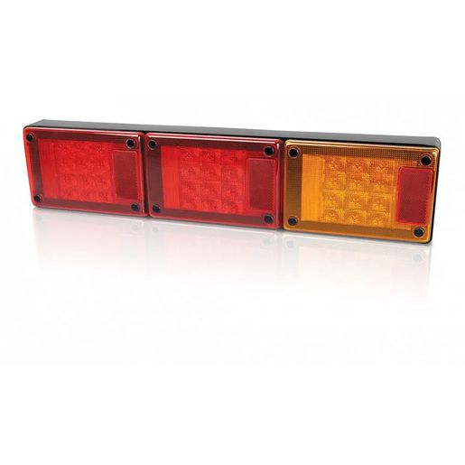 Hella Rear Triple Jumbo-S LED Combination Lamp - Twin Stop/Tail & Indicator 12V/24V 2430