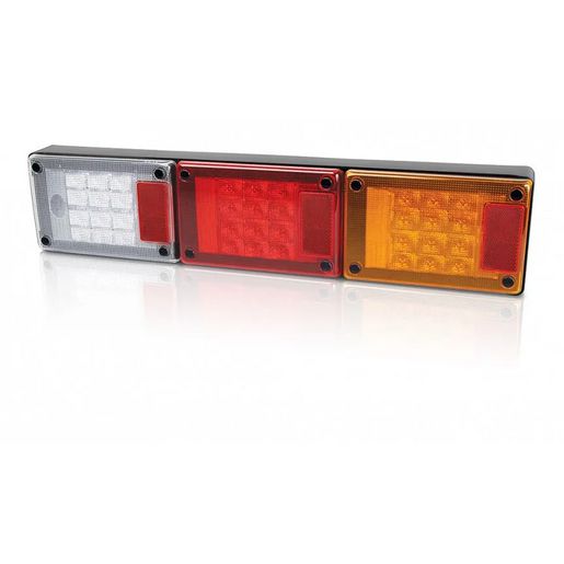 Hella Rear Triple Jumbo-S LED Combination Lamp - Stop/Tail/Indicator/Reverse 12V/24V 2431