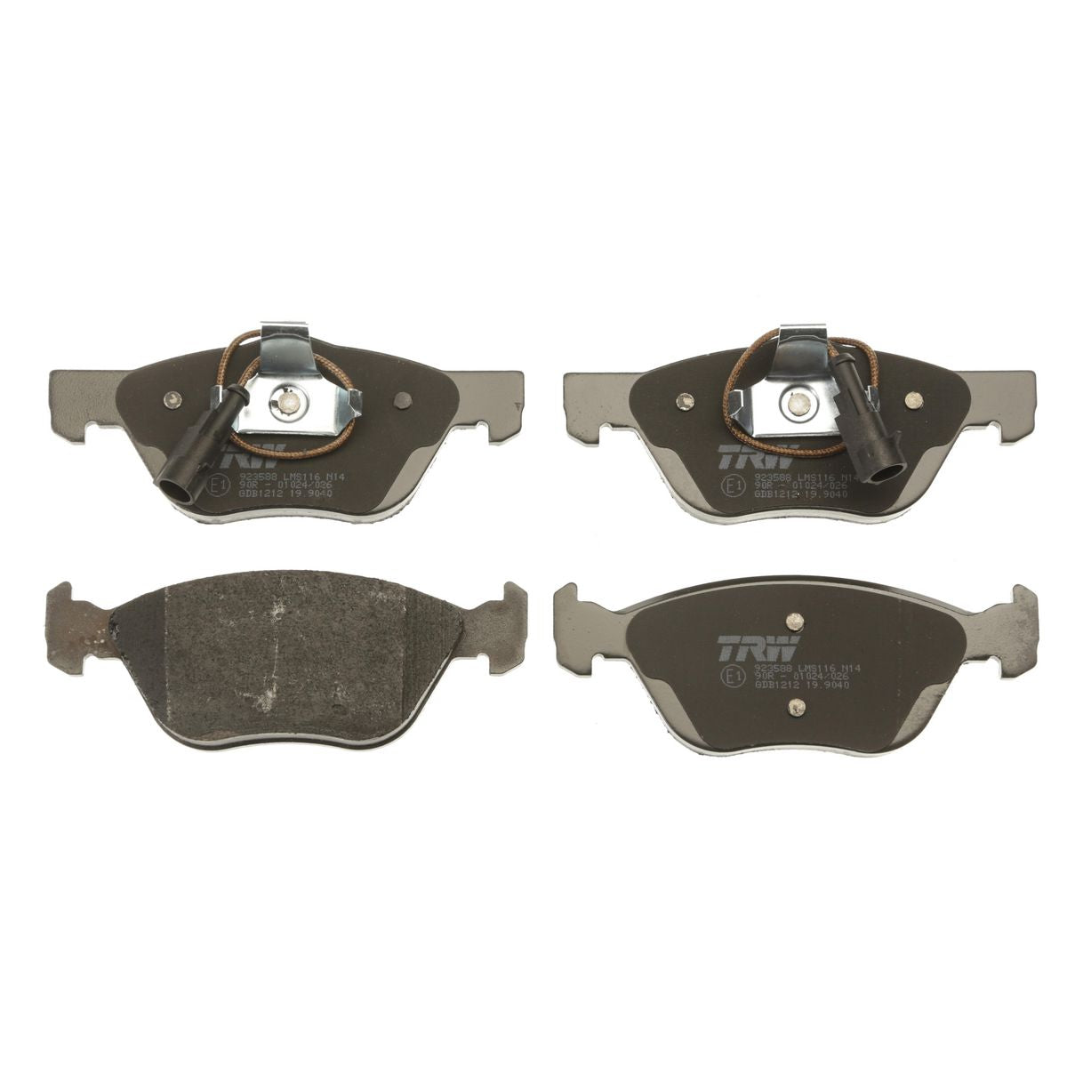 TRW Cotec Brake Pad Set Front GDB1212