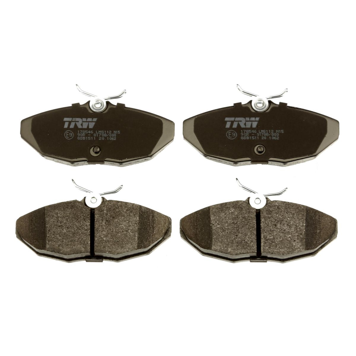 TRW Cotec Brake Pad Set Rear GDB1511