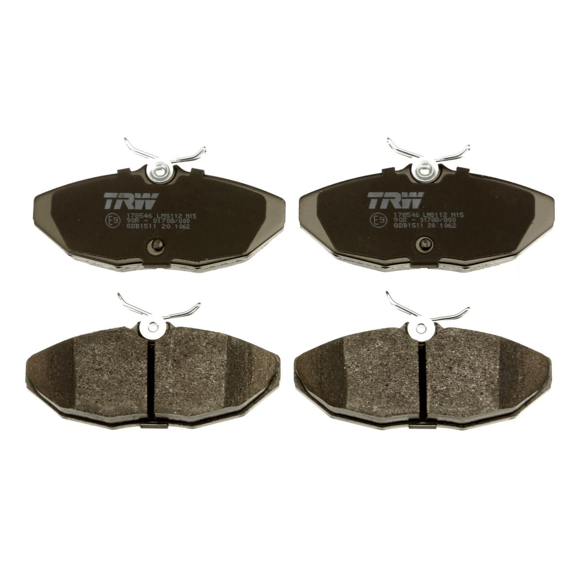 TRW Cotec Brake Pad Set Rear GDB1511