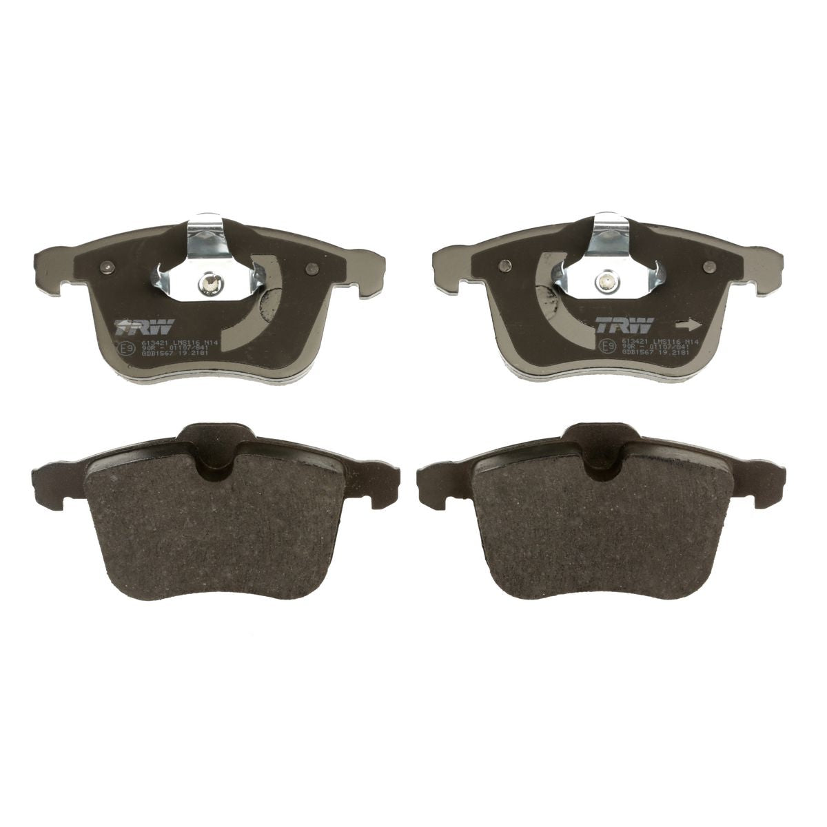 TRW Cotec Brake Pad Set Front GDB1567