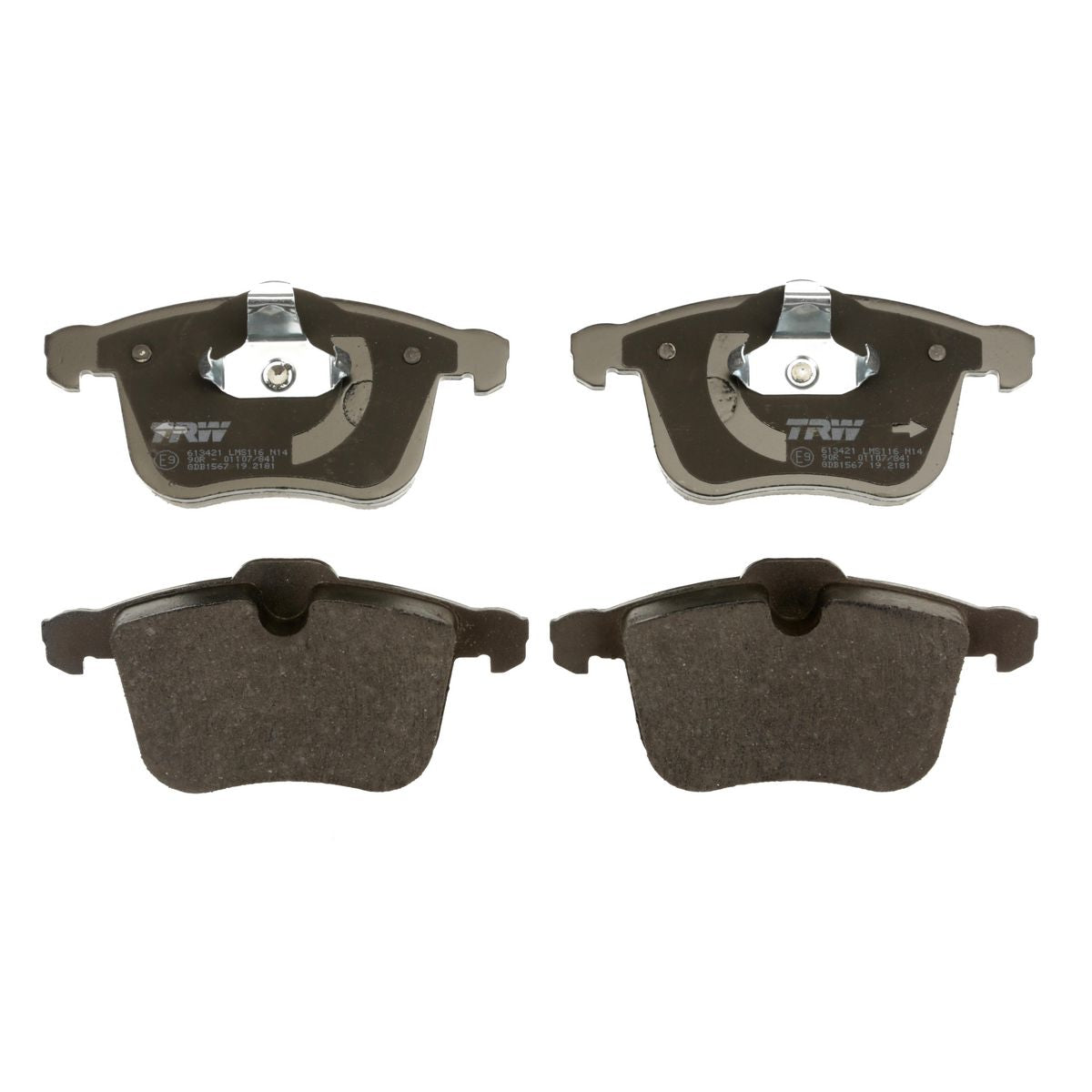 TRW Cotec Brake Pad Set Front GDB1567