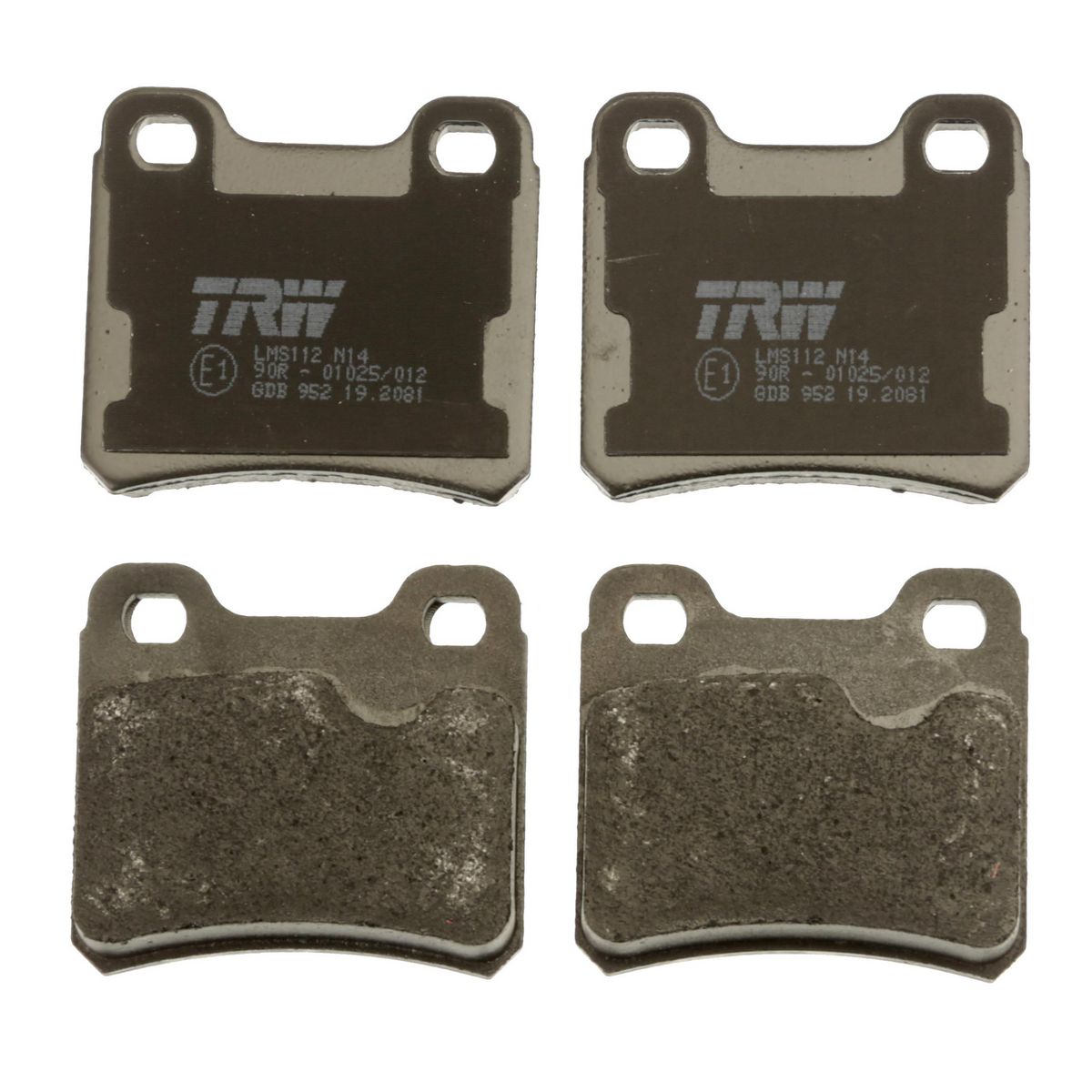 TRW Cotec Brake Pad Set Rear GDB952