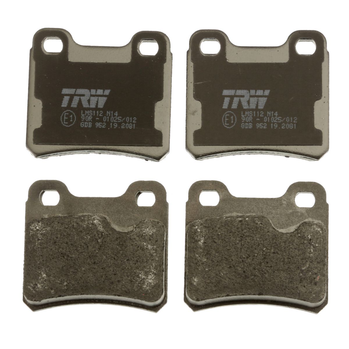 TRW Cotec Brake Pad Set Rear GDB952