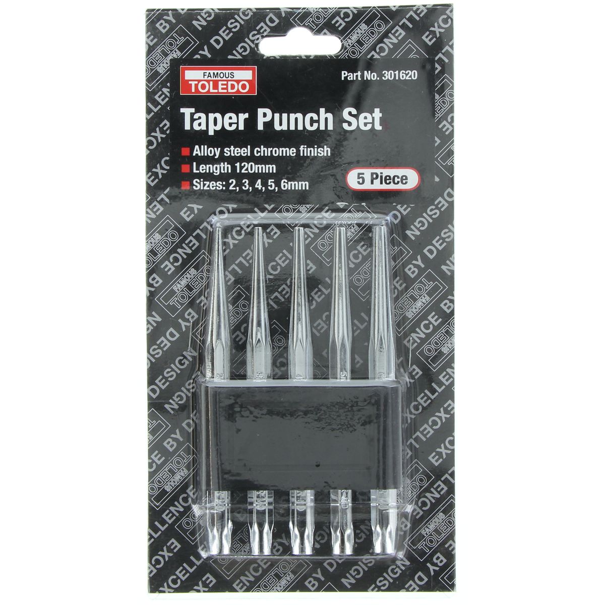 Toledo Taper Punch Set 5 Piece 301620