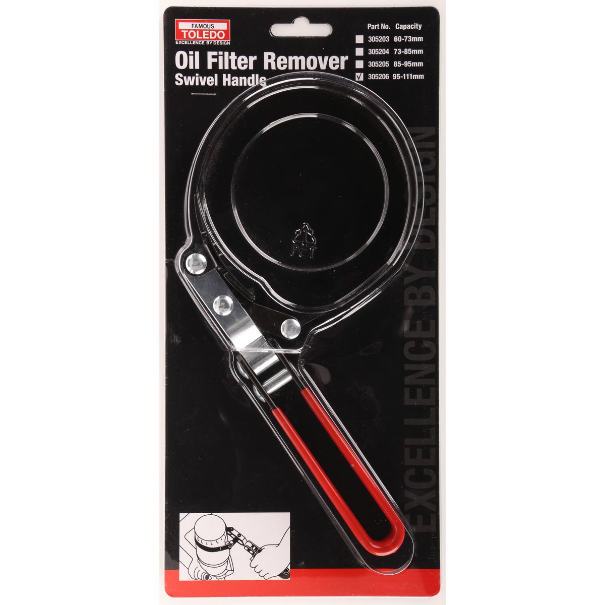 Toledo Oil Filter Remover 95-111M 305206