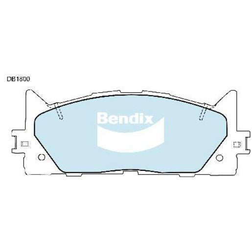 Bendix Ultimate Brake Pad Set Front DB1800 ULT