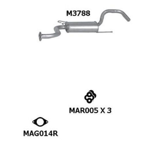 Redback Exhaust Muffler M3788