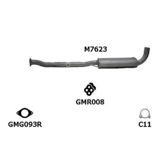 Redback Exhaust Muffler M7623