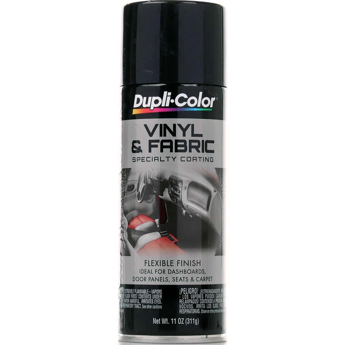 Dupli-Color Vinyl & Fabric Aerosol Spray Paint Gloss Black 311g HVP104