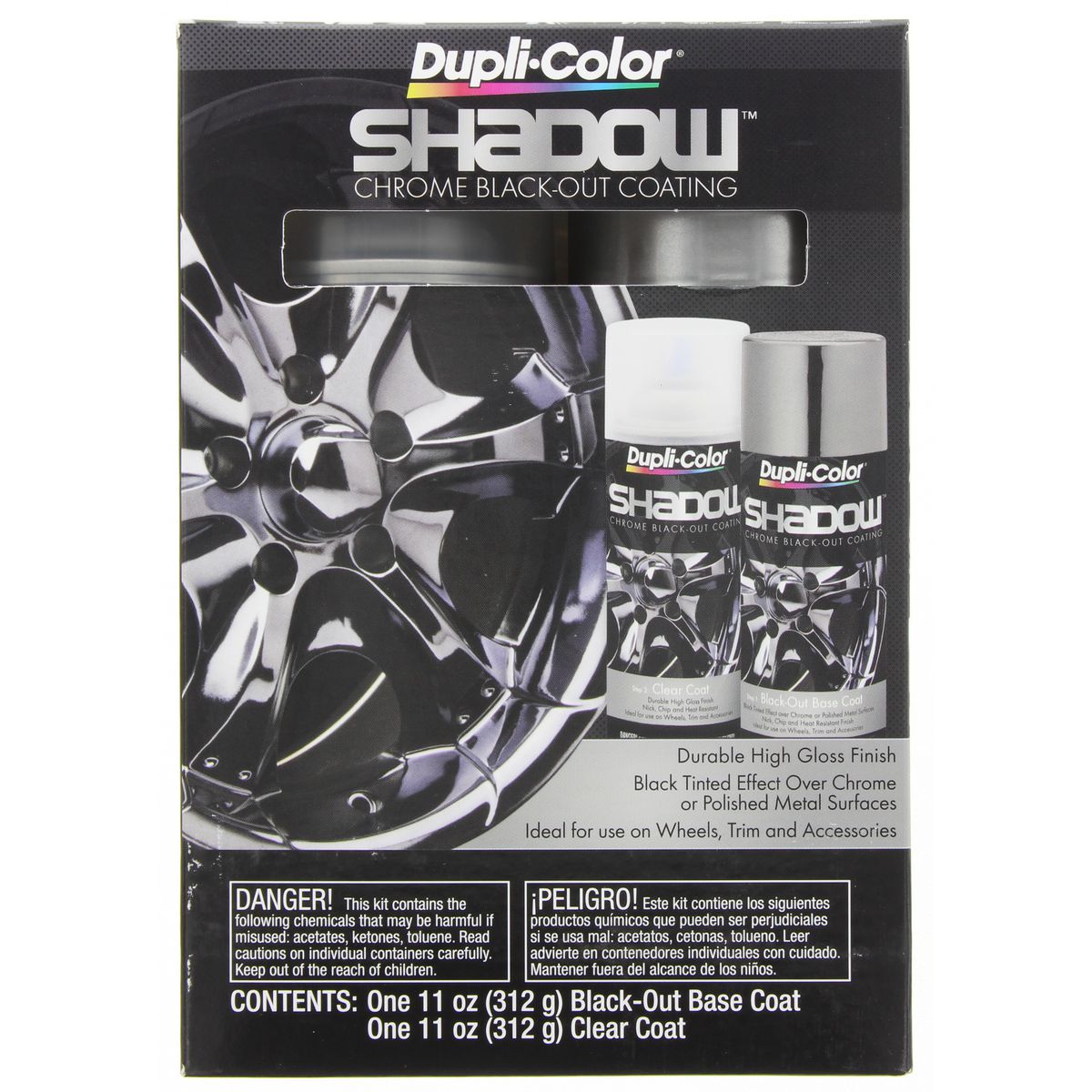 Dupli-Color Shadow Chrome Black Out Aerosol Spray Coating 311g SHD1000
