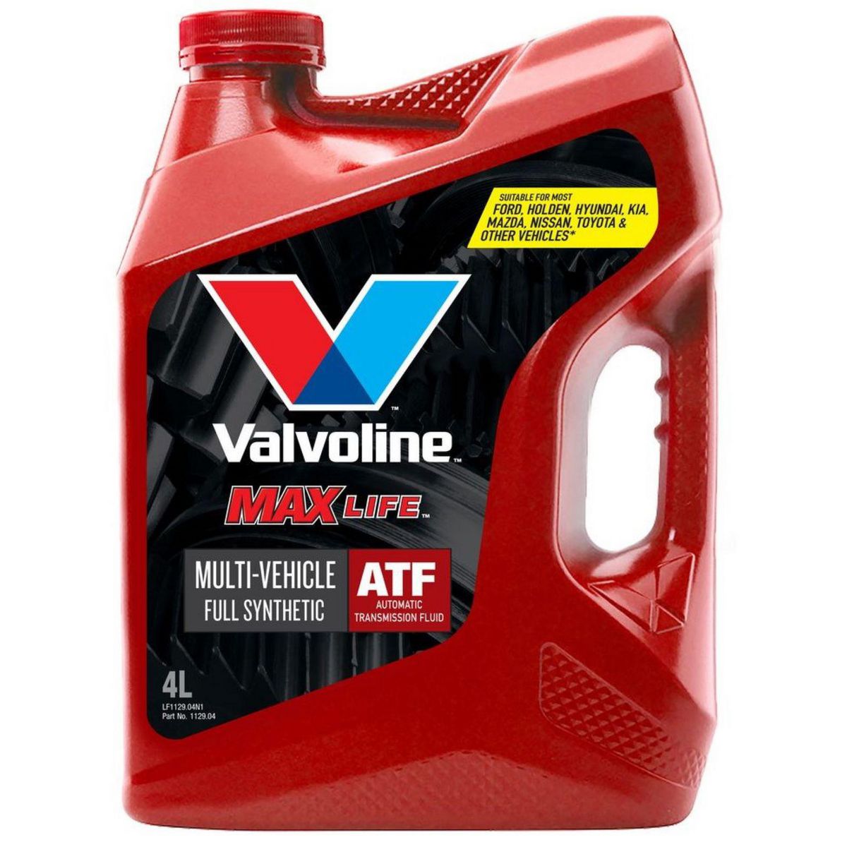 Valvoline Transmission Fluid MaxLife ATF 4L 1129.04