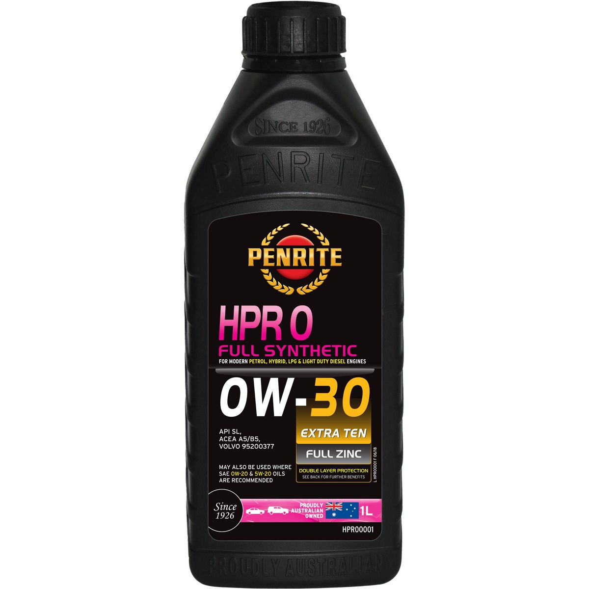Penrite HPR 0 0W-30 Engine Oil 1L