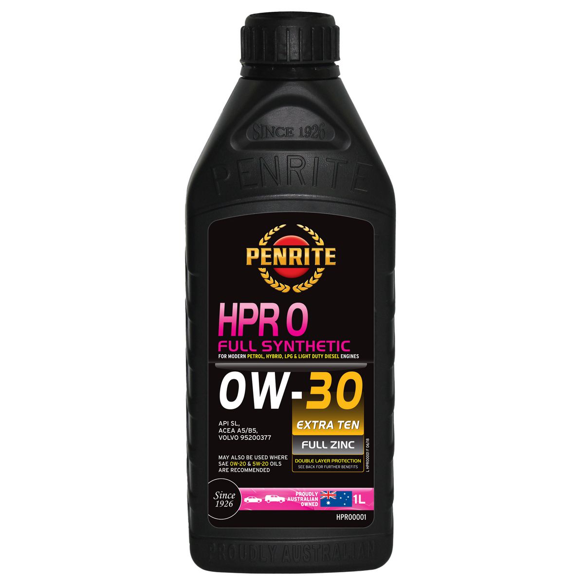 Penrite HPR 0 0W-30 Engine Oil 1L