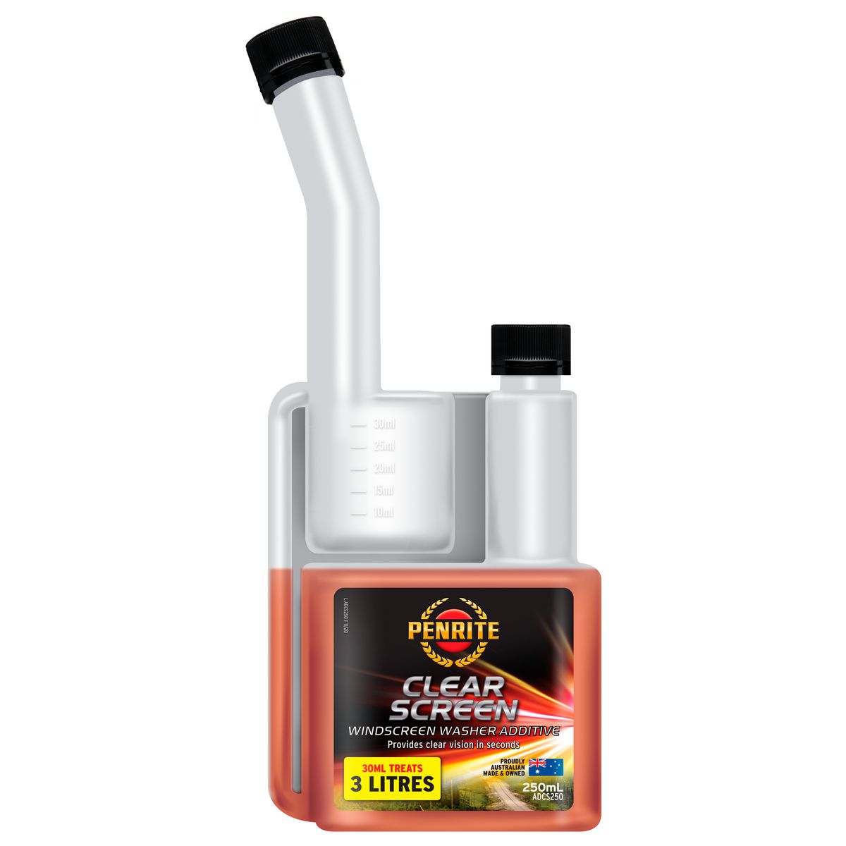 Penrite Clear Screen Windscreen Washer Additive 250ml ADCS250