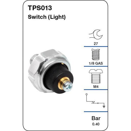 Tridon Oil Pressure Switch TPS013