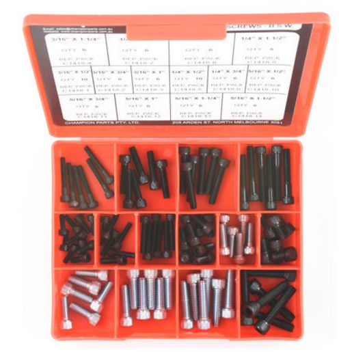 Champion Fasteners Bsw Socket Head Cap Screw Assortment CA1418