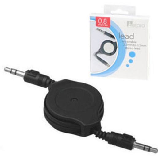 Aerpro 3.5mm Retractable Stereo Lead 0.8M API36R
