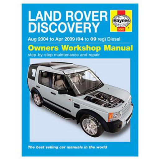 Haynes Owner's Workshop Manual - Land Rover Discovery 2004-2009 5562