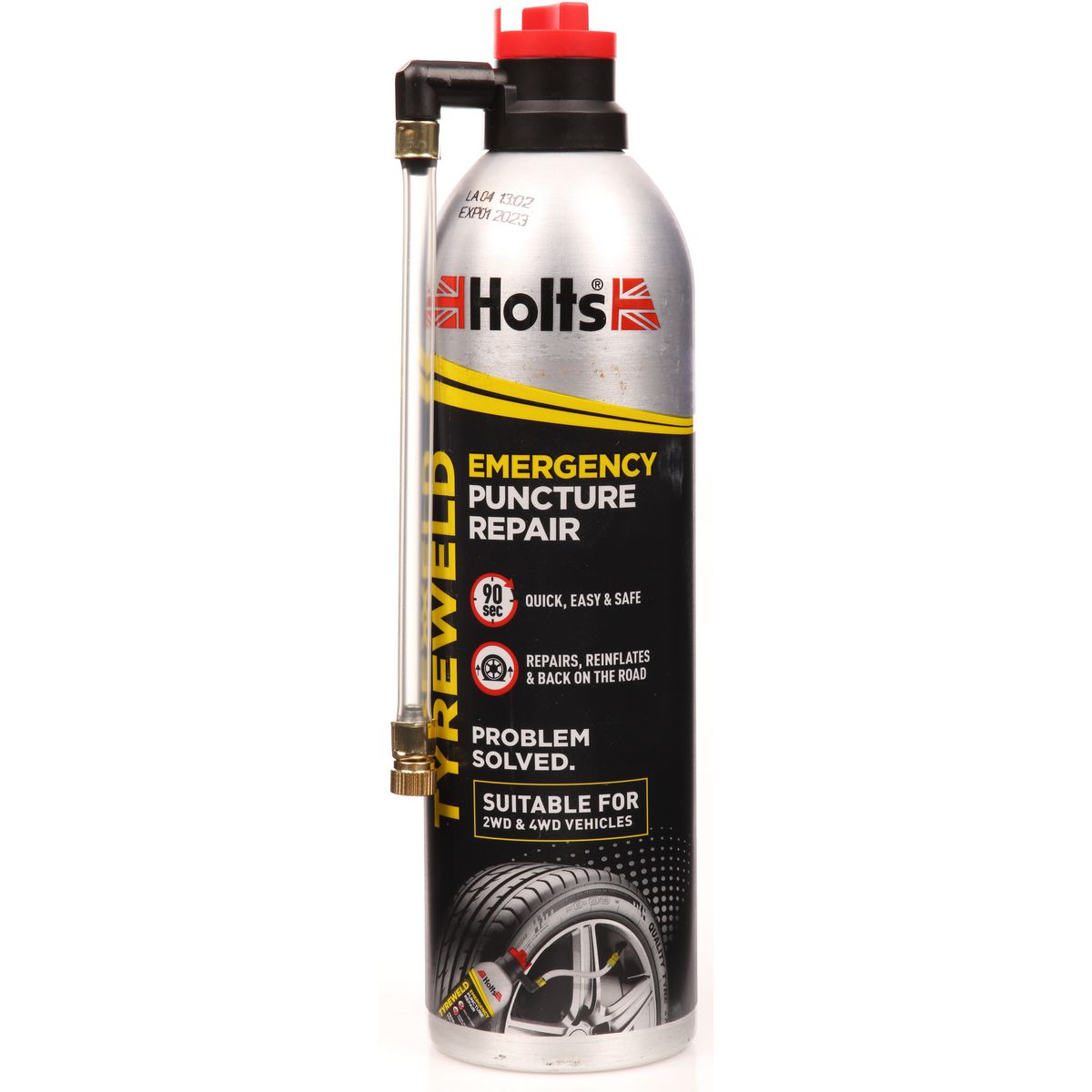 Holts Tyre Weld Emergency Puncture Repair Can 500ml HT4