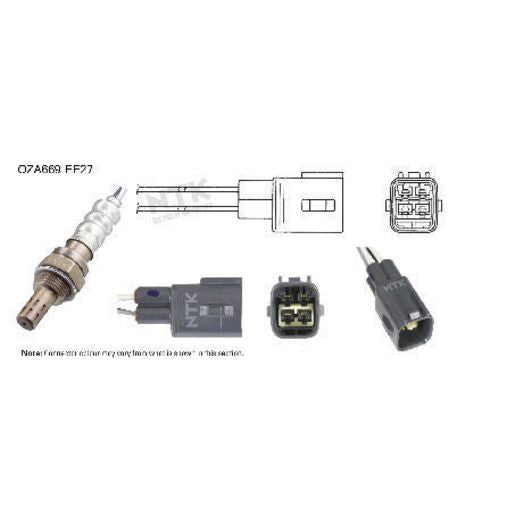 NTK Oxygen Lambda Sensor OZA669-EE27