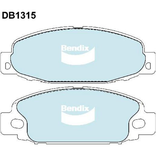 Bendix Heavy Duty Brake Pad Set Front DB1315 HD