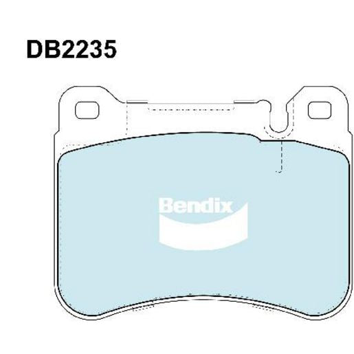 Bendix Heavy Duty Brake Pad Set Front DB2235 HD