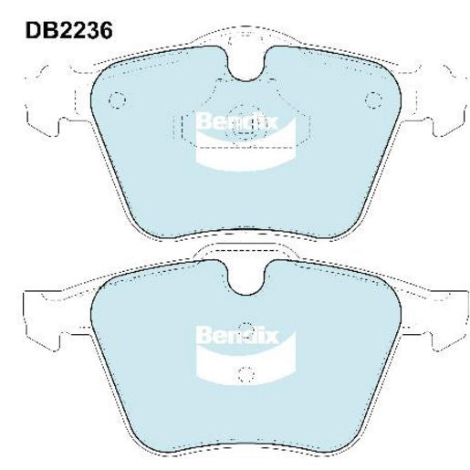 Bendix Heavy Duty Brake Pad Set Front DB2236 HD
