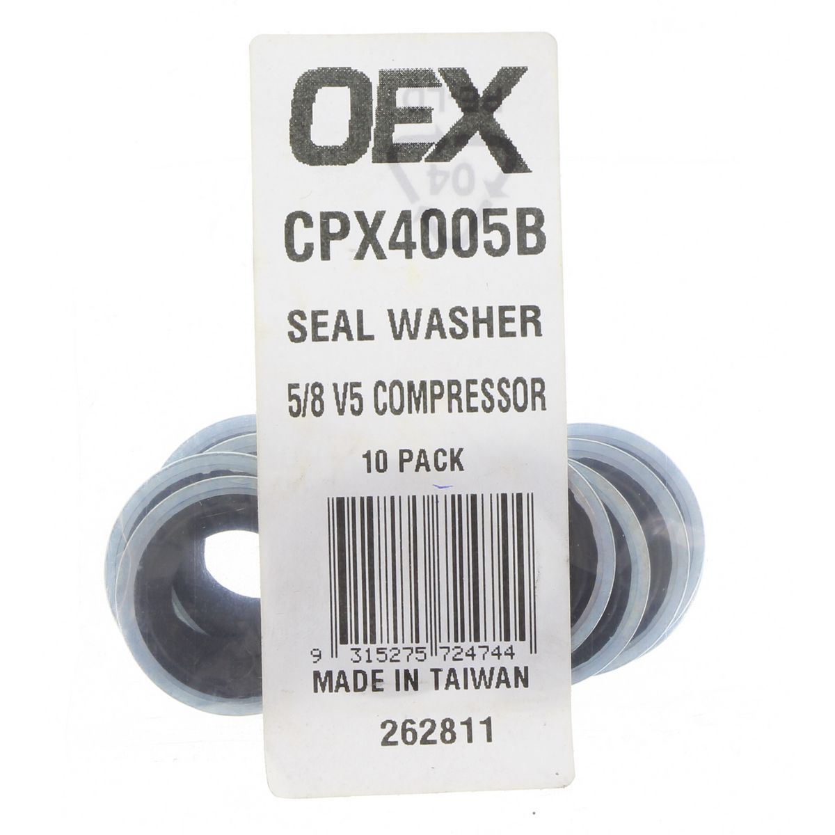 OEX Sealing Washer 5/8Inch To Suits Delco gm V5 Id:15.3 X Od:28 X T:1.3(mm) 10Pce CPX4005B