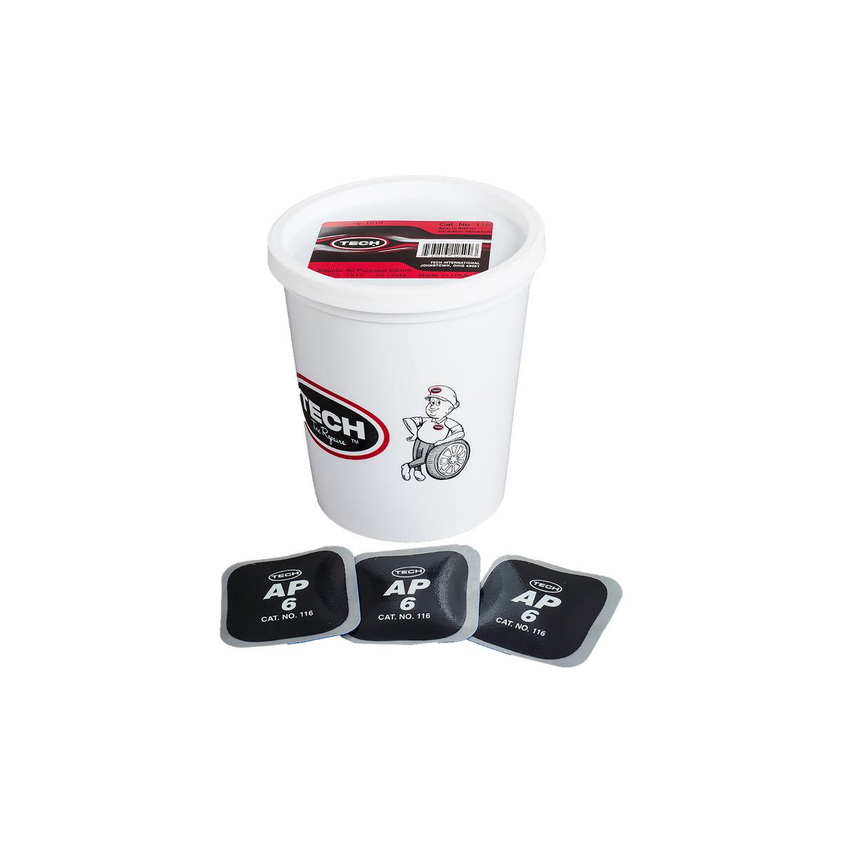 Tech Tire Repair Square All Purpose 55mm 116