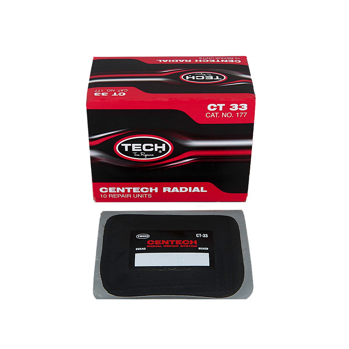 Tech Tire Repair Ct-33 Radial 100mm X 125mm Box 10 177